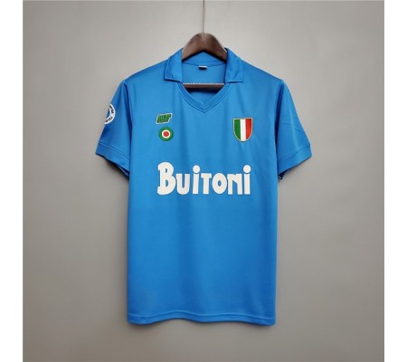 Napoli 87/88 Home Blue Soccer Jersey